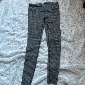 Ivivva by Lululemon Girls Gray Herringbone Leggings Size 10